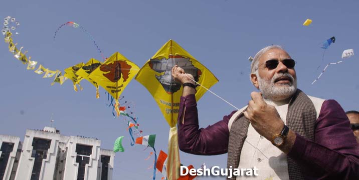 Narendrabhai Modi shares his Gujarati poetry on Uttarayan