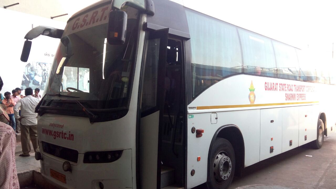 GSRTC launches AC Volvo Bus Service between Surat and Gir