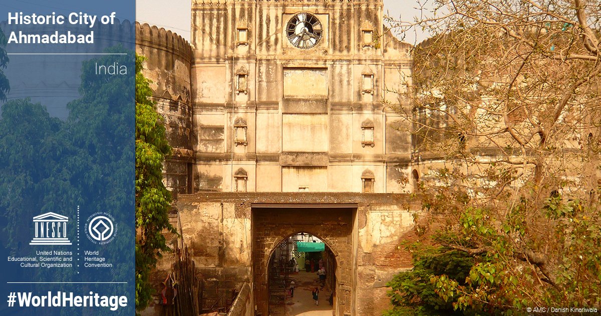 Ahmedabad city inscribed as UNESCO World Heritage City