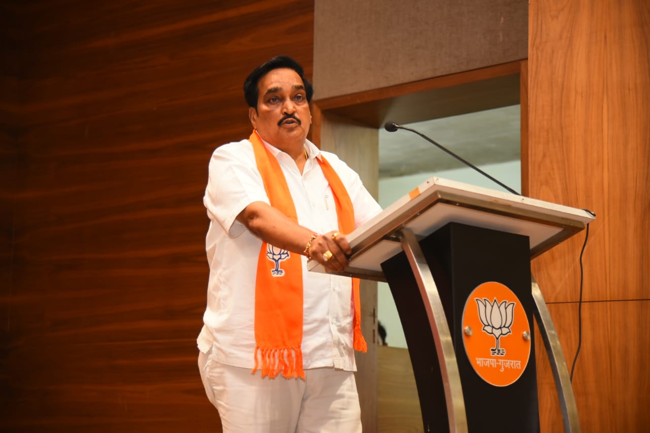 Gujarat BJP chief CR Patil reacts to party’s 25-seat victory in the State